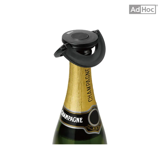 【AdHoc】氣泡香檳酒專用瓶塞  碳黑(德國精心工藝設計)