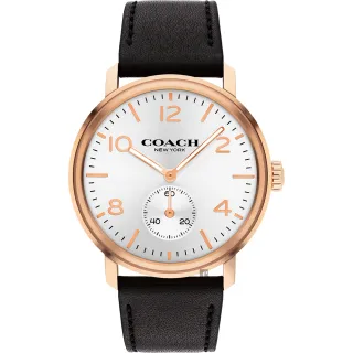 【COACH】時尚小秒盤紳士手錶-42mm(14602543)