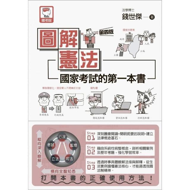 圖解憲法：國家考試的第一本書（第四版）考試用書