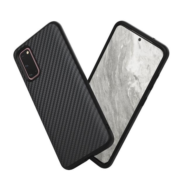 【RhinoShield 犀牛盾】Samsung Galaxy S20/S20+/S20 Ultra Solidsuit 碳纖維紋路防摔背蓋手機保護殼