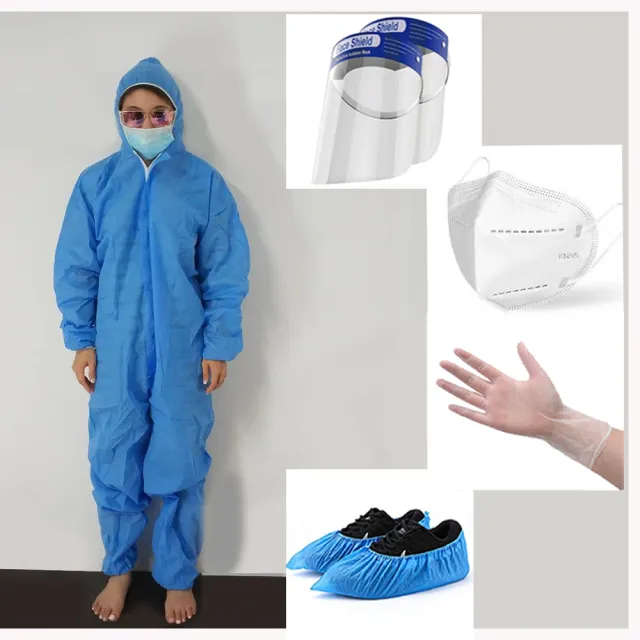 中科佳庭搭機出國sms全方位套組 高清面罩防護衣隔 防護衣隔離衣防塵衣防護服 寄宅配單1 2天到 Momo購物網