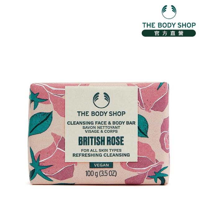 【THE BODY SHOP 美體小舖】玫瑰嫩膚花瓣潔膚皂(100G)