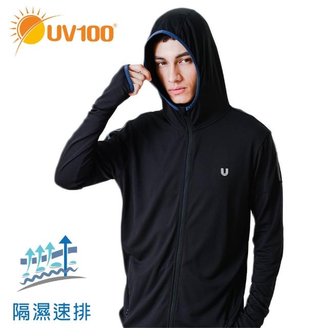 【UV100】抗UV-隔濕速排合身透氣外套-男AA21003(永久防曬、隔濕速排、涼感、外套)