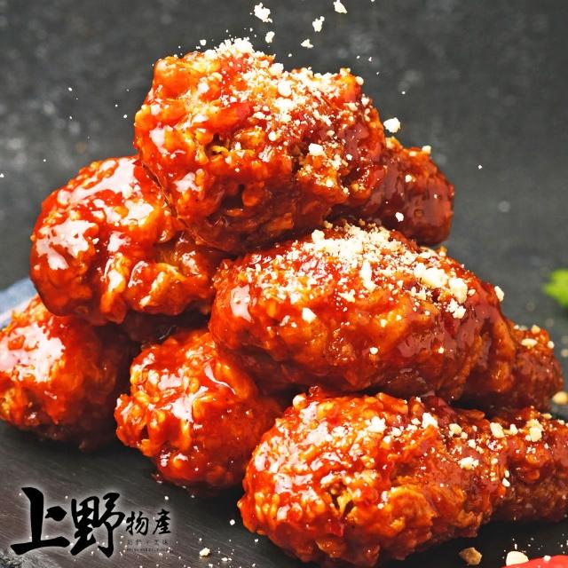 【上野物產】辣味韓式炸雞腿塊 x12包(250g±10%/包)