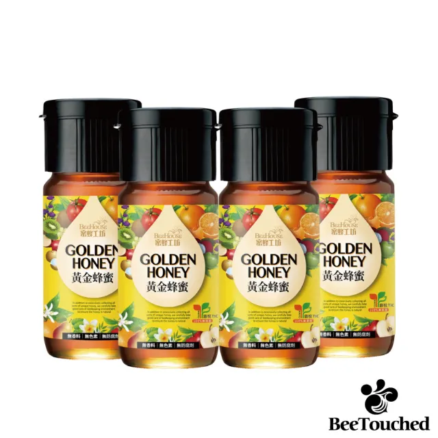 蜜蜂工坊 黃金蜂蜜700g 4入組 Momo購物網