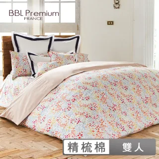 【BBL Premium】100%精梳棉印花兩用被床包組-花果盛夏-花果版(雙人)