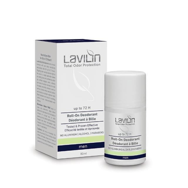 【Lavilin】72小時持久腋下滾珠體香劑80ml(男香款)