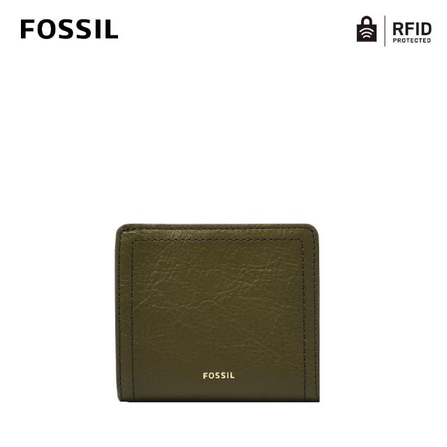 FOSSIL【FOSSIL】Logan 真皮RFID防盜短夾-沼綠色 SL7829376