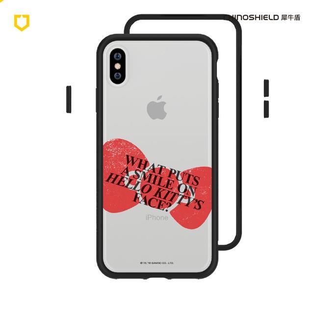 【RhinoShield 犀牛盾】iPhone XS Max Mod NX邊框背蓋殼/Hello Kitty的蝴蝶結(Hello Kitty手機殼)