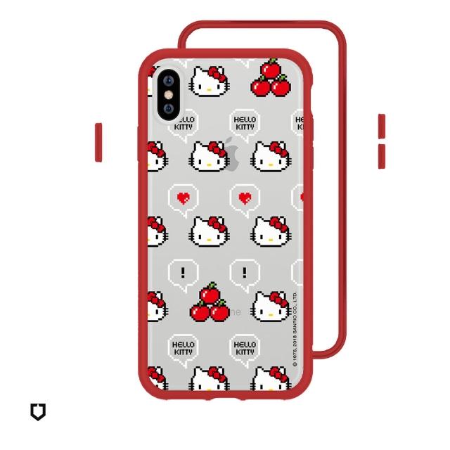 【RhinoShield 犀牛盾】iPhone XS Mod NX邊框背蓋手機殼/Retro Hello Kitty(Hello Kitty手機殼)