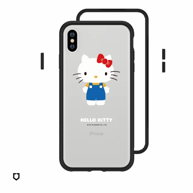 【RhinoShield 犀牛盾】iPhone XS Mod NX邊框背蓋手機殼/稍息立正老師好(Hello Kitty手機殼)