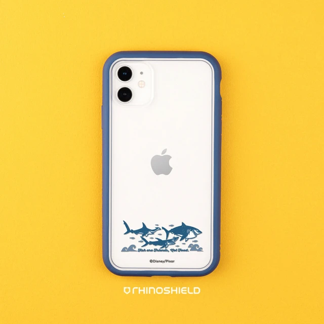 【RhinoShield 犀牛盾】iPhone X/Xs/XR/Xs Max Mod NX邊框背蓋手機殼/海底總動員-吃素的鯊魚(迪士尼)