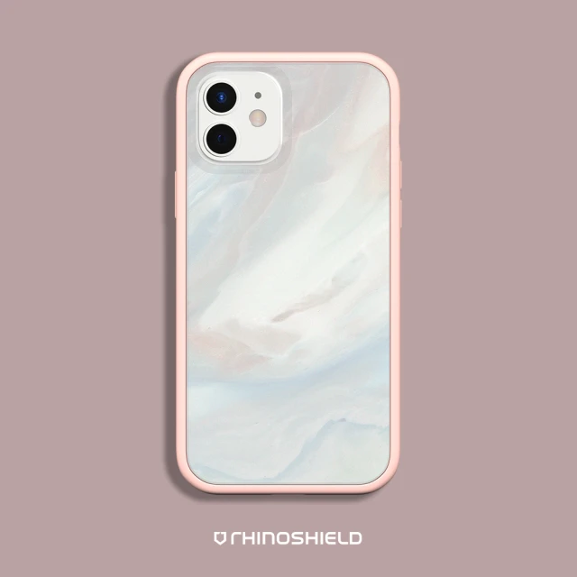 【RhinoShield 犀牛盾】iPhone系列 Mod NX邊框背蓋手機保護殼/質感石紋-初戀(獨家耐衝擊材料 原廠貨)