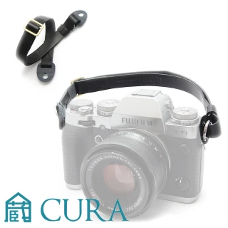 【日本3I CURA】皮革相機手腕帶(黑色)-SHSL-100