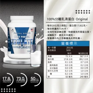 【御松田】100%分離乳清蛋白-3瓶(1000g/瓶)