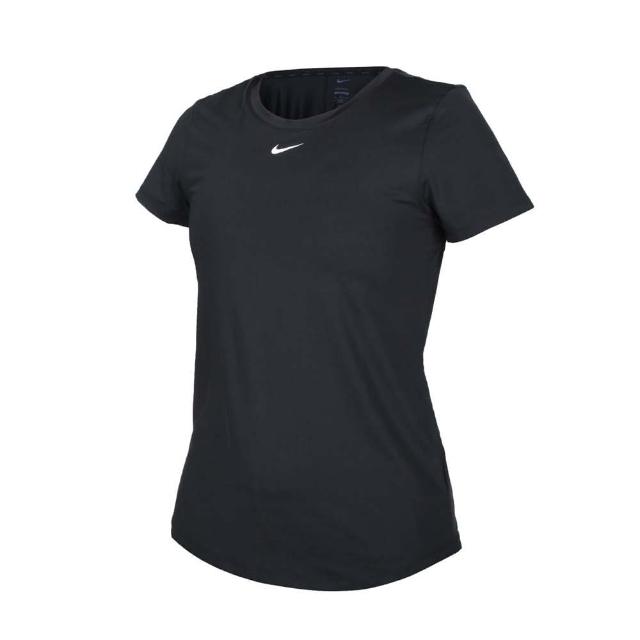 【NIKE 耐吉】女短袖T恤-DRI-FIT 運動 上衣 慢跑 路跑 黑白(DD0627-010)
