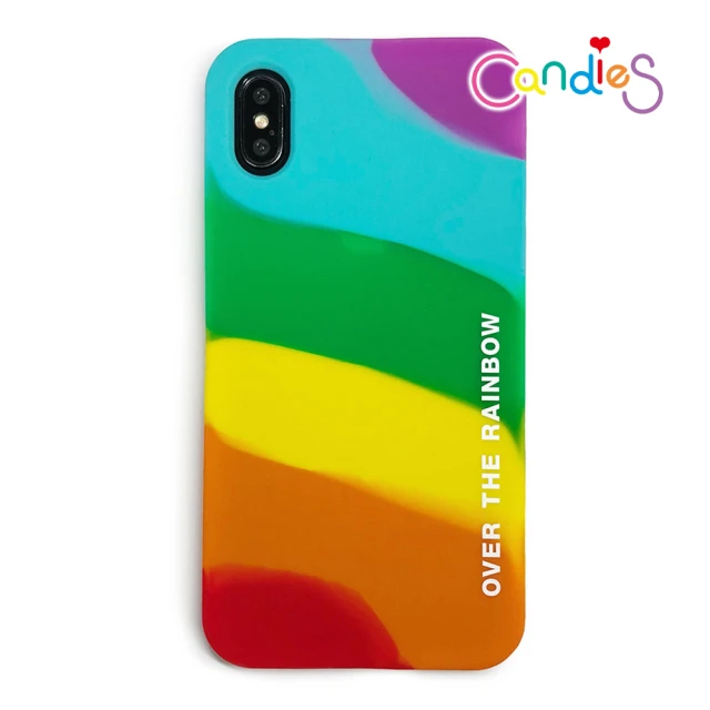 【Candies】iPhone XS Max 適用6.5吋 Simple彩虹系列OVER THE RAINBOW