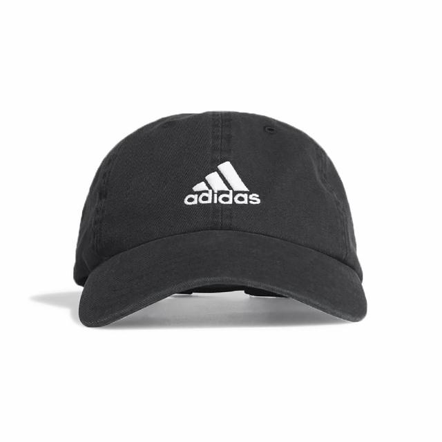 【adidas 愛迪達】棒球帽 Dad Cap Bos 老帽 男女款 愛迪達 遮陽帽 基本款 穿搭推薦 黑 白(FK3189)