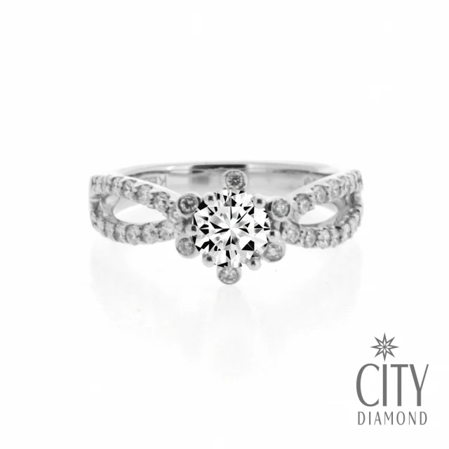 City Diamond 引雅【City Diamond 引雅】『幸福花冠』50分 華麗鑽石戒指/求婚鑽戒