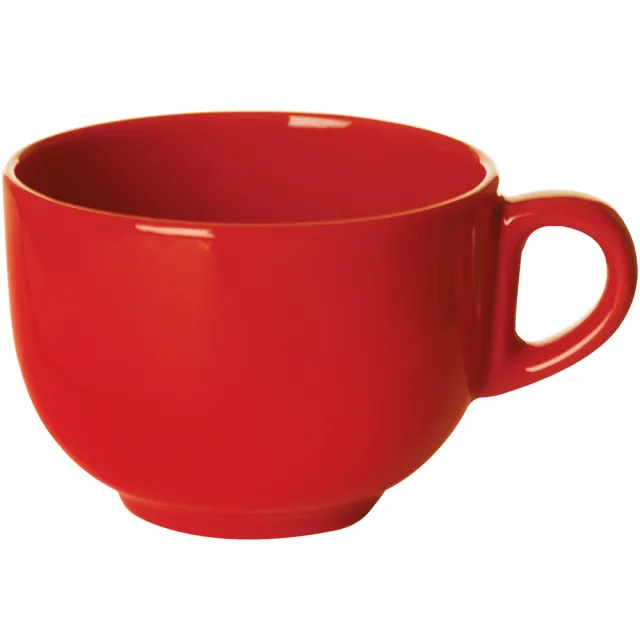 【EXCELSA】陶製湯杯(紅400ml)