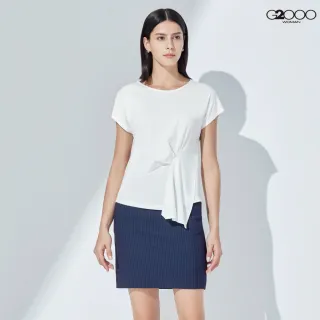 【G2000】時尚素面短袖休閒T恤-白色(1127300301)