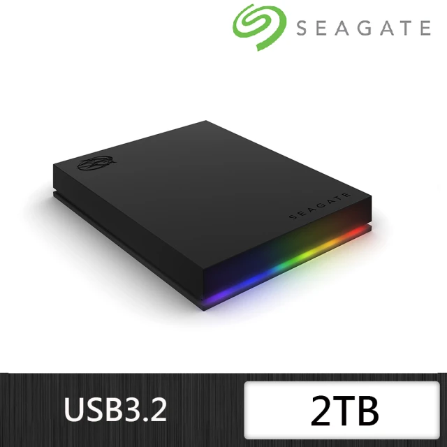 【SEAGATE 希捷】FireCuda Gaming 2TB 外接式遊戲硬碟(STKL2000400)