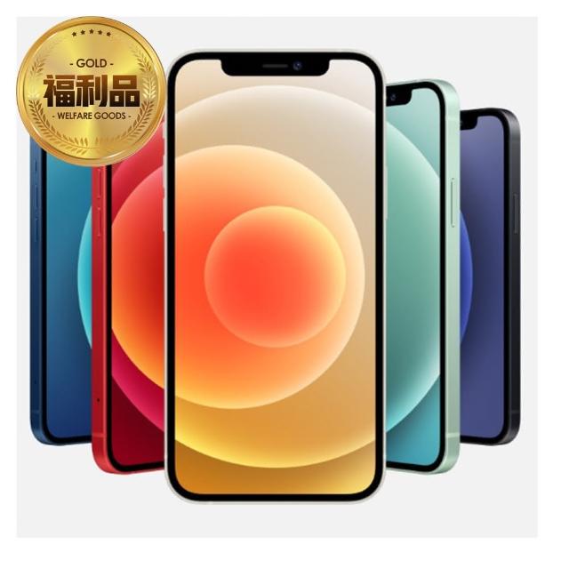 Apple 蘋果【Apple 蘋果】福利品 iPhone 12 64G 6.1吋手機(電池100% 外觀無傷 原盒原保)