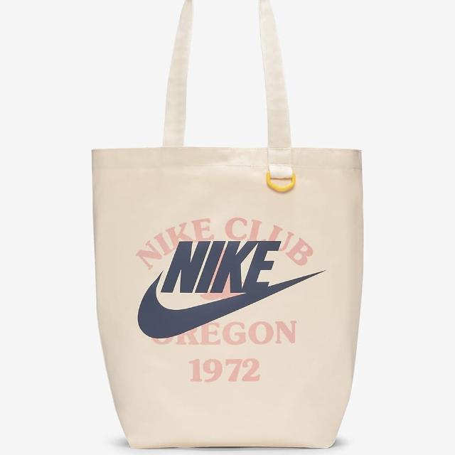 【NIKE 耐吉】側背包 NK HERITAGE TOTE - TRND 男女款 粉(DJ7376120)