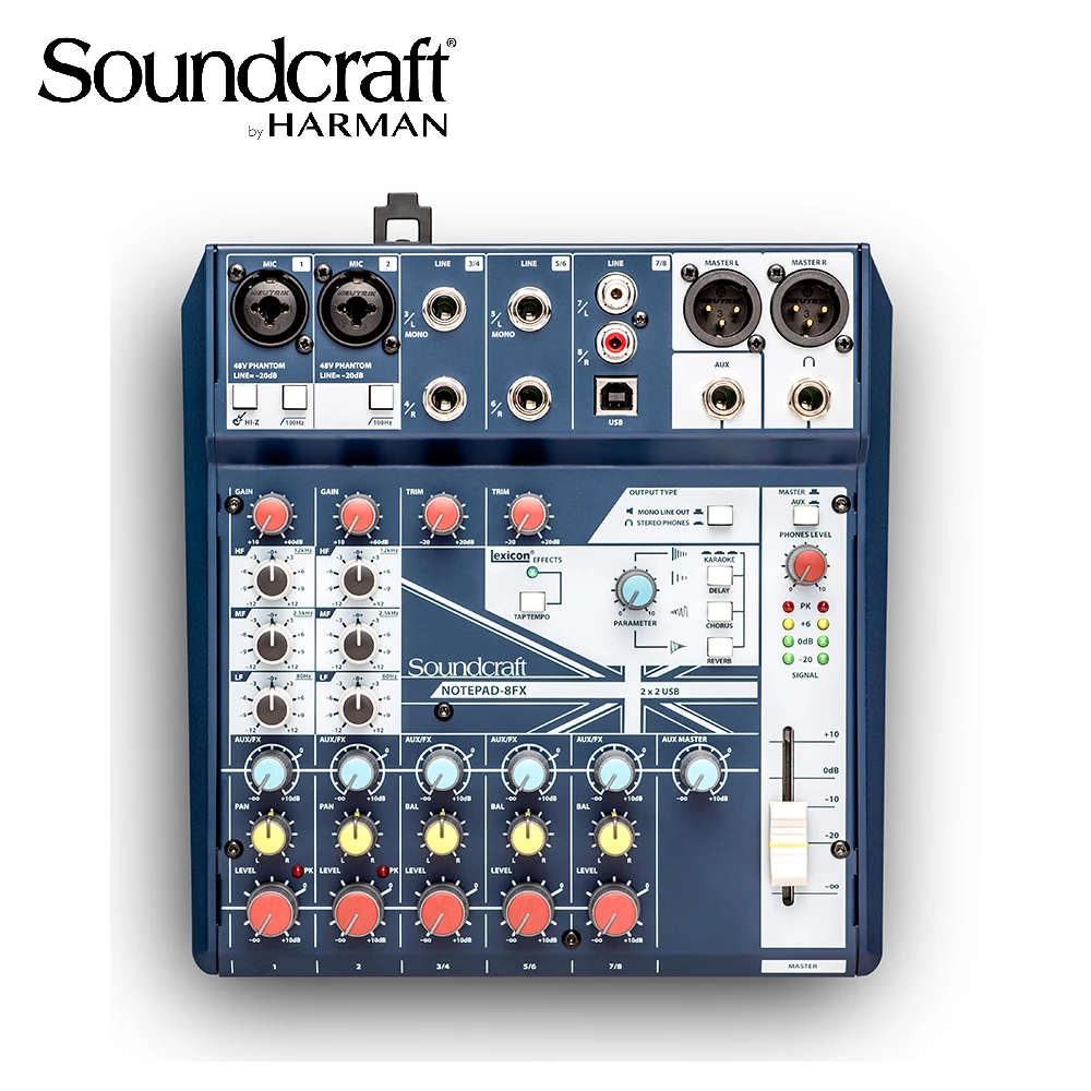 【Soundcraft】Notepad-8FX 混音器(原廠公司貨 商品保固有保障)