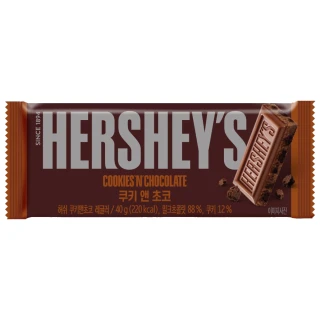 【Hersheys 好時】夾餡巧酥牛奶巧克力40g(巧克力)