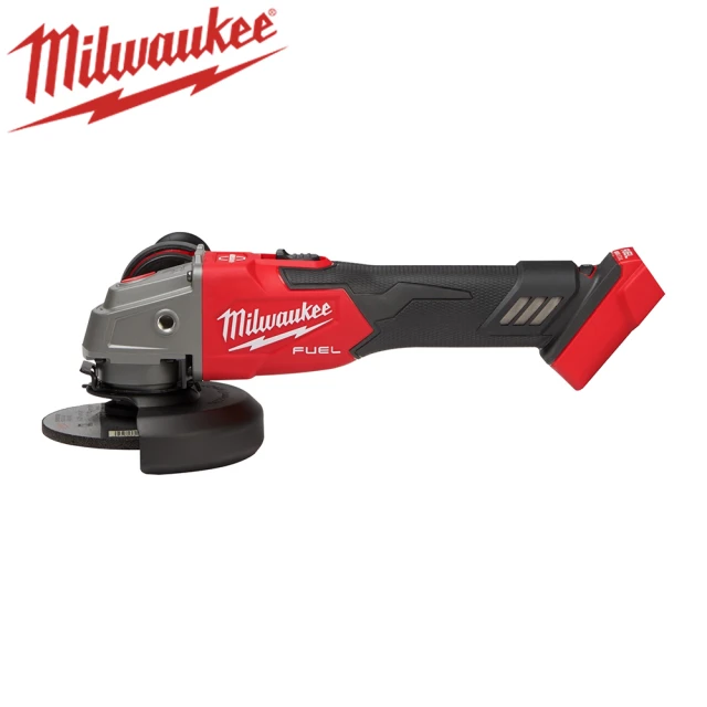 Milwaukee 美沃奇【Milwaukee 美沃奇】18V鋰電無碳刷4吋調速速停砂輪機空機(M18FSAGV100XB-0)