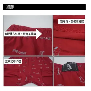 【LIGHT & DARK】銷售冠軍精梳純棉平口褲(買5送5超值10件組)