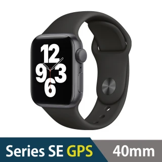 【Apple 蘋果】Watch Series SE GPS版40mm(鋁金屬錶殼搭配運動型錶帶)