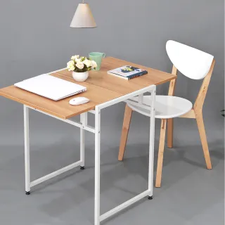 【hoi! 好好生活】DIY簡易伸縮可折疊餐桌-黑色框