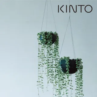 【Kinto】PLANT POT 盆栽吊籃_黑色 17.4cm