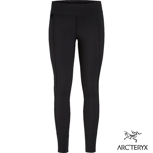 Arcteryx 始祖鳥【Arcteryx 始祖鳥】女 Rho LT 刷毛 內層 長褲(黑)