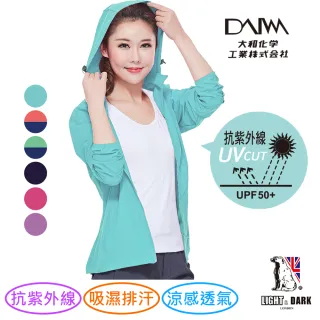 【LIGHT & DARK】女款抗UV機能防護外套(共6色任選-M/L/XL/XXL-吸濕排汗)
