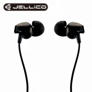 【Jellico】電競系列輕巧好音質線控入耳式耳機黑色(JEE-CT28-BK)