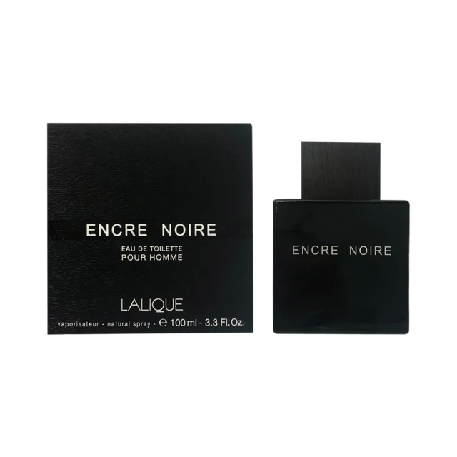 【LALIQUE 萊儷】ENCRE NOIRE 黑澤男性淡香水 100ml(平輸正品)