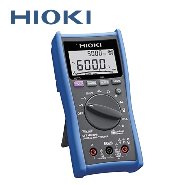 HIOKI【HIOKI】HIOKI DT4256數位三用電表 電子式三用電錶 液晶顯示萬用電錶(三用電錶 日本原廠公司貨)