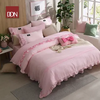 【DON】絕版出清韓式工藝床罩兩用被4件組 雙人