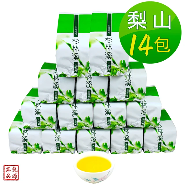 【龍源茶品】春綵蝶舞梨山極品手採清香烏龍茶葉150g/包x14包(共3.5斤/附提袋/可茶几茶具泡茶/高山茶/春茶)