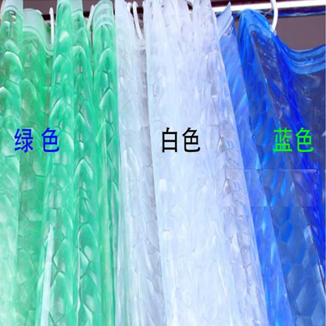 【BO雜貨】寬180*200 cm水立方浴簾 半透明 防水防黴(浴室窗簾 PEVA浴簾 洗澡簾 門簾浴室必備)