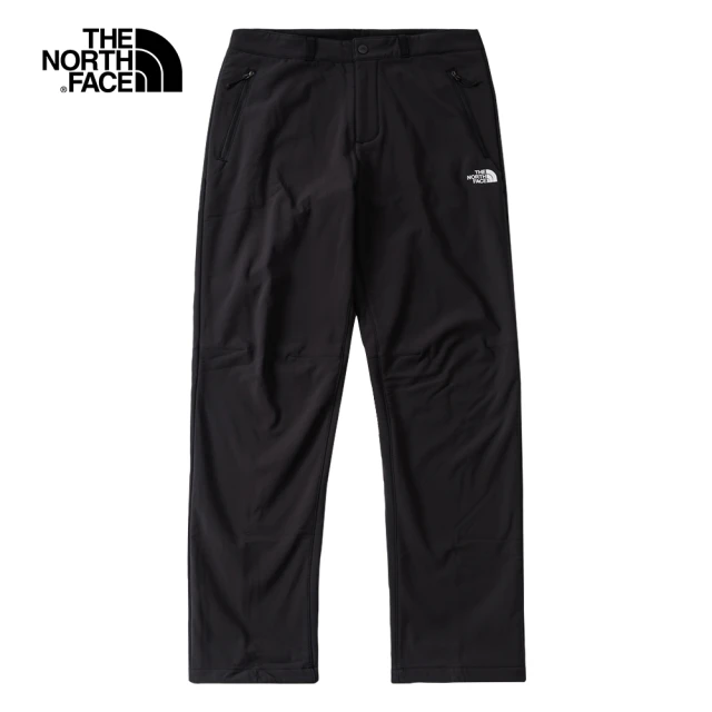 The North Face【The North Face】北面男款黑色防潑水休閒戶外徒步褲｜5AXYJK3