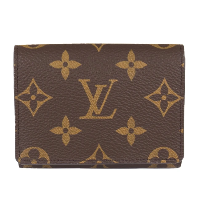 【Louis Vuitton 路易威登】老花 卡片夾/卡包 M63801 Monogram ENVELOPPE CARTE DE VISITE