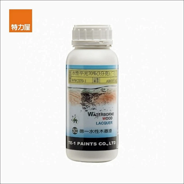 特力屋【特力屋】德一水性平光透明面漆-0.5L