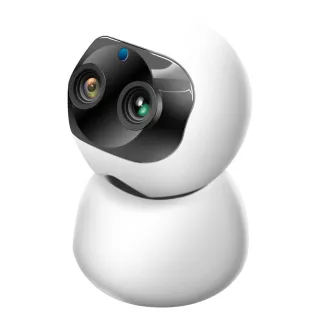 【u-ta】小雪人室內高畫質雙鏡頭攝影機/監視器RH2(搭配256G記憶卡組合)
