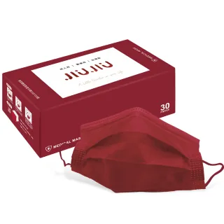 【JIUJIU 親親】經典素色系列/煥彩炫色系列x4盒(醫用口罩30入/盒)
