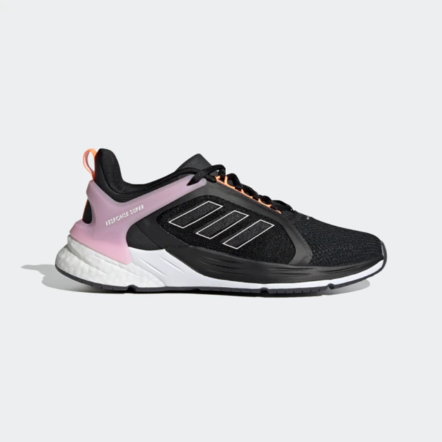 【adidas 愛迪達】ADIDAS RESPONSE SUPER 2.0 女 慢跑鞋 黑粉(H02027)