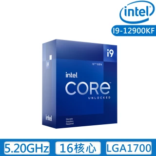 【Intel 英特爾】12代Core i9-12900KF 中央處理器
